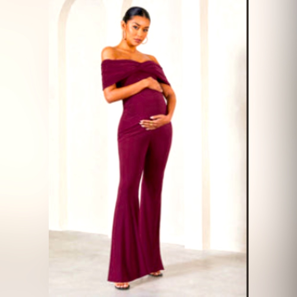 Club L Elisa Maternity Jumpsuit size US 10